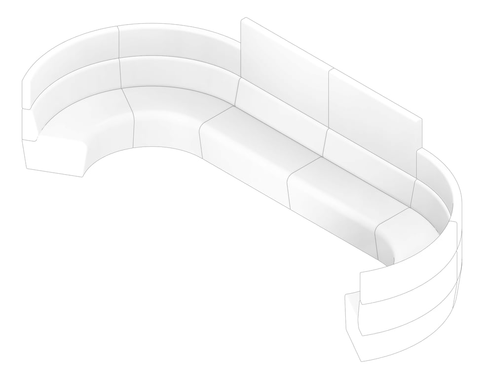 3D Documentation Image of Booth Open AspectFurniture Drift Full ExampleConfiguration 04