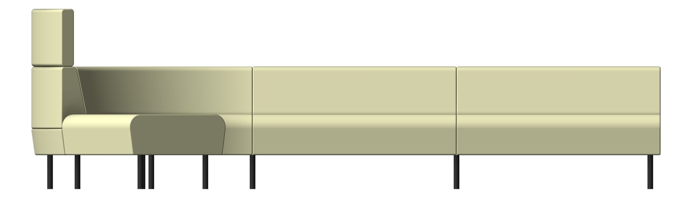 Front Image of Booth Open AspectFurniture Drift Lite ExampleConfiguration 03