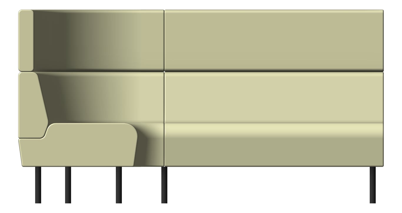 Left Image of Booth Open AspectFurniture Drift Lite ExampleConfiguration 07