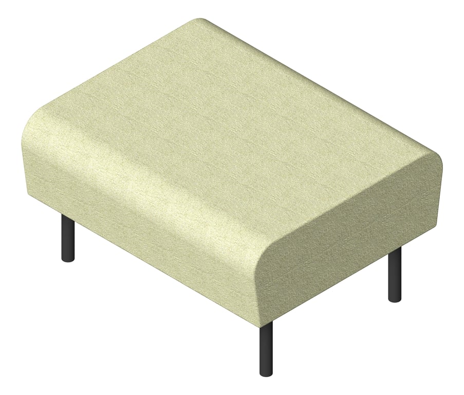 Image of Seat Ottoman AspectFurniture Drift Lite Straight