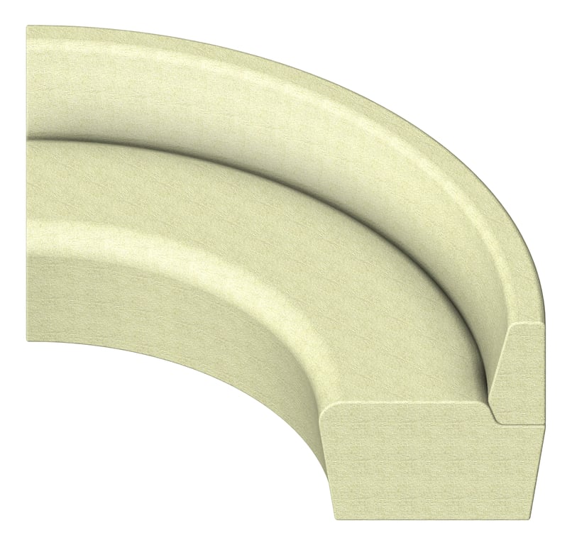 Navigate to Seat Sofa AspectFurniture Drift Full 90Degree Concave