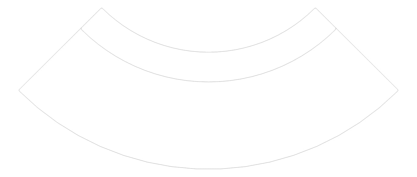 Plan Image of Seat Sofa AspectFurniture Drift Lite 90Degree Convex