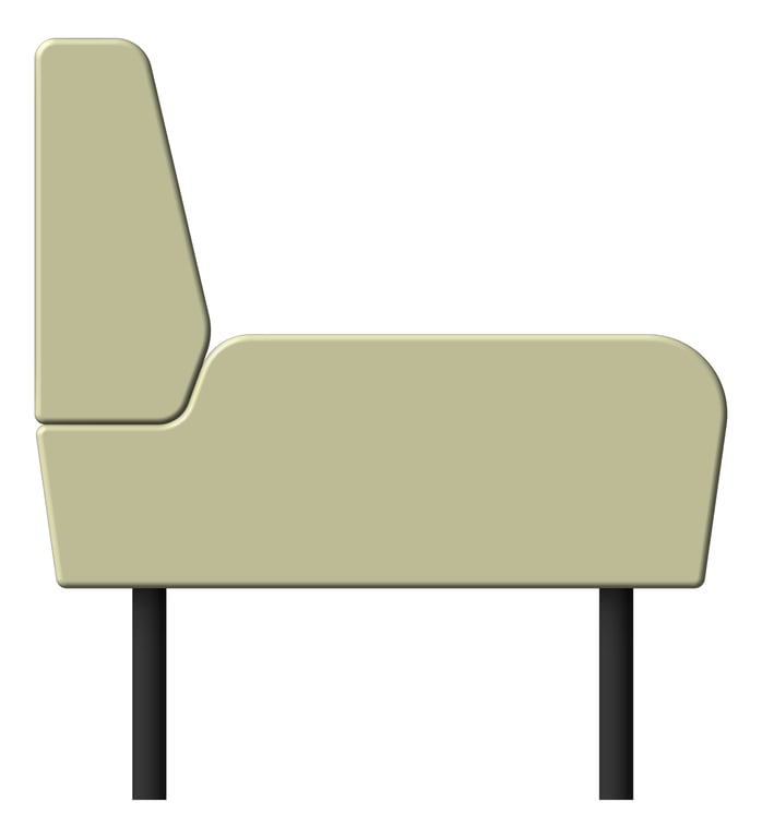 Left Image of Seat Sofa AspectFurniture Drift Lite Straight