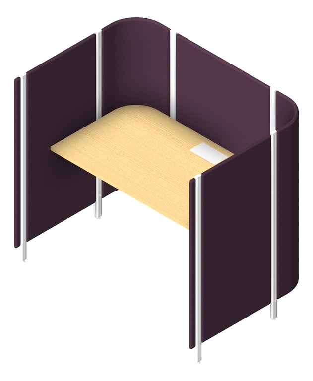 Navigate to OfficePod Workspace AspectFurniture Habitat Open