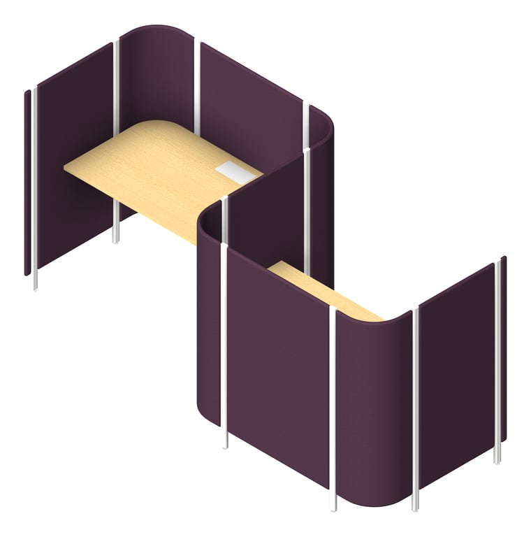 Navigate to OfficePod Workspace AspectFurniture Habitat Open SideToSide