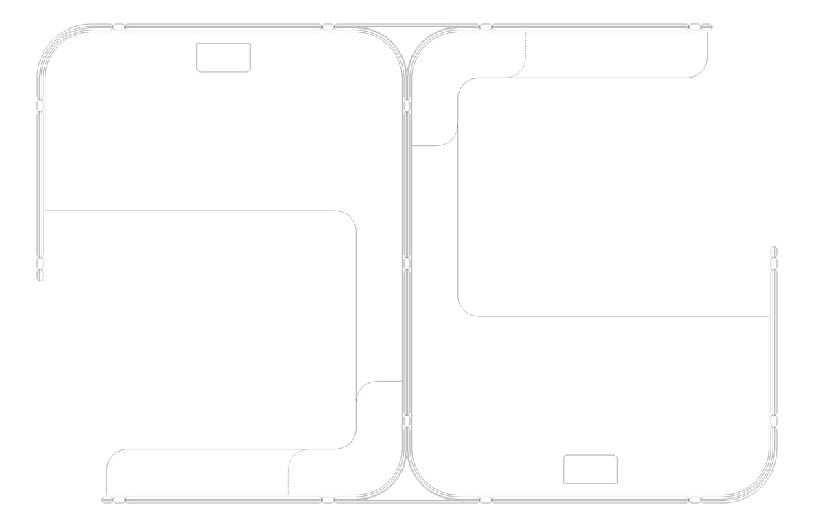 Plan Image of OfficePod Workspace AspectFurniture Habitat SideToSide