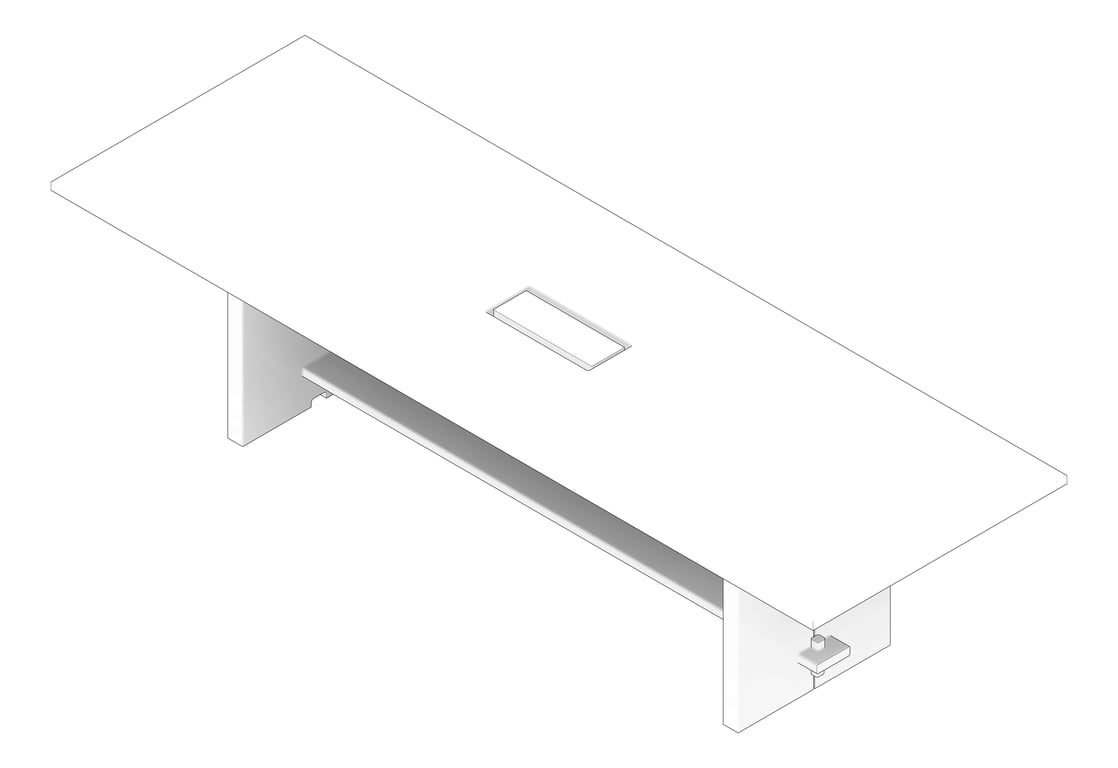 3D Documentation Image of Table Rectangular AspectFurniture Kusabi