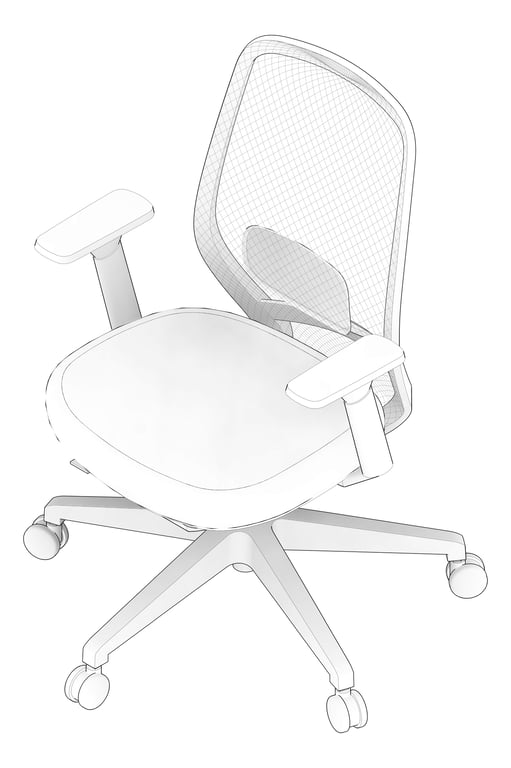 3D Documentation Image of Chair Task AspectFurniture Move