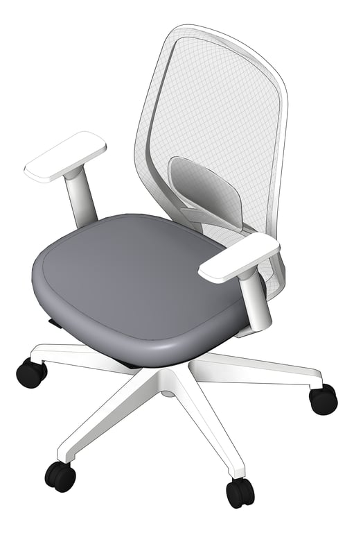 3D Shaded Image of Chair Task AspectFurniture Move
