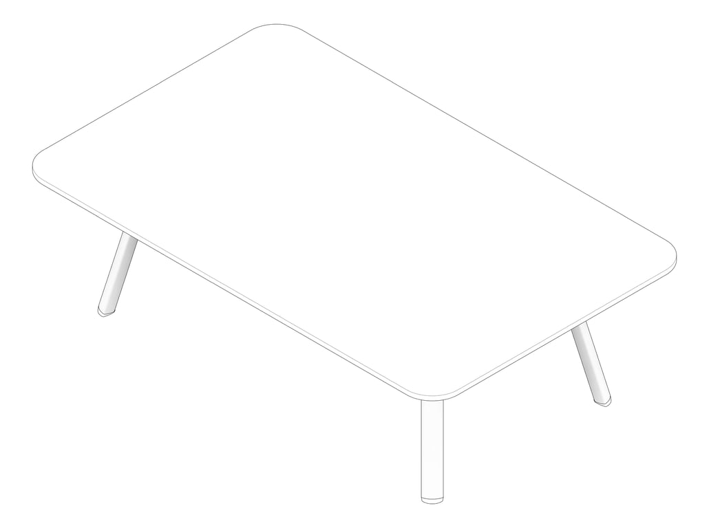 3D Documentation Image of Table Rectangular AspectFurniture Sector Sitting