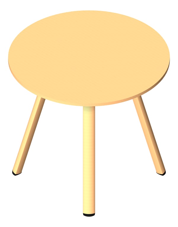 Image of Table Round AspectFurniture Sector2 Standing