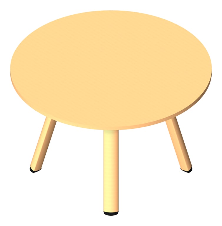 Image of Table Round AspectFurniture Sector Sitting