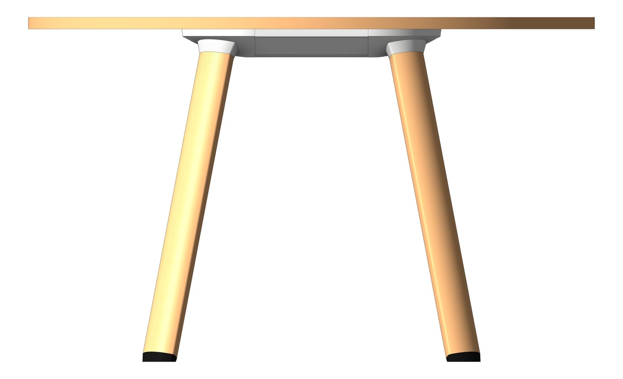 Front Image of Table Round AspectFurniture Sector Sitting