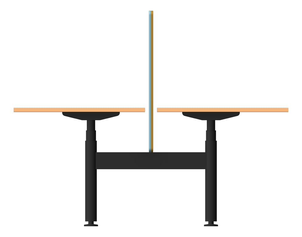 Left Image of Desk Double AspectFurniture Zurich Linear AdjustableHeight