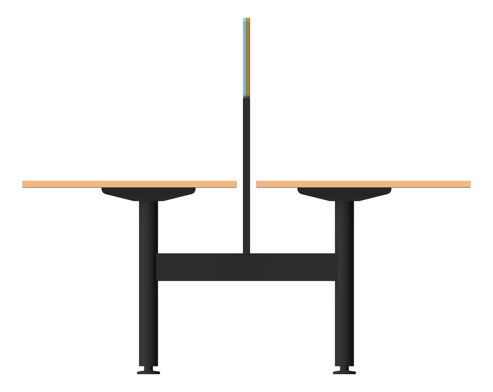 Left Image of Desk Double AspectFurniture Zurich Linear FixedHeight