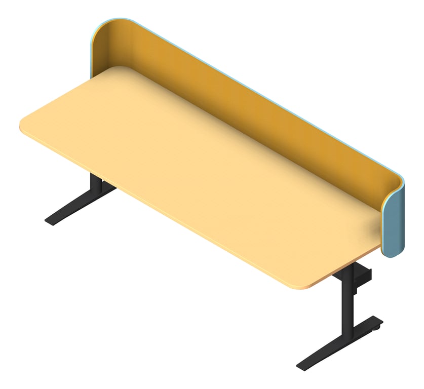 Image of Desk Single AspectFurniture Zurich Linear FixedHeight