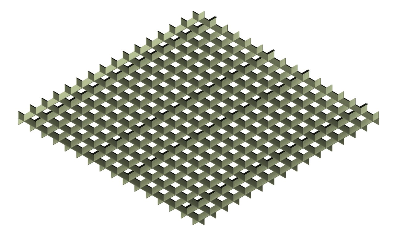 Image of CeilingBaffles Acoustic AutexAU Frontier Fin Axis