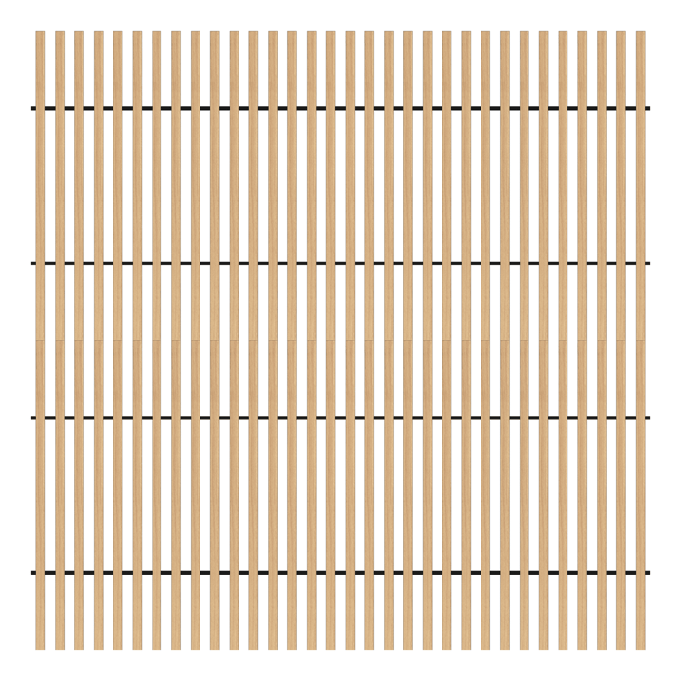 Front Image of WallBaffles Acoustic AutexAU Frontier Raft Beam