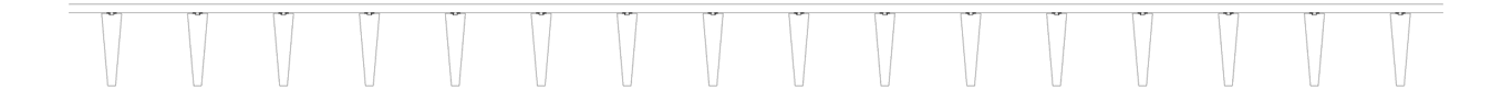 Plan Image of WallBaffles Acoustic AutexAU Frontier Raft Blade