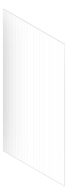 3D Documentation Image of Panel Acoustic AutexAU Groove V1 HalfSpaced WhitewashGum