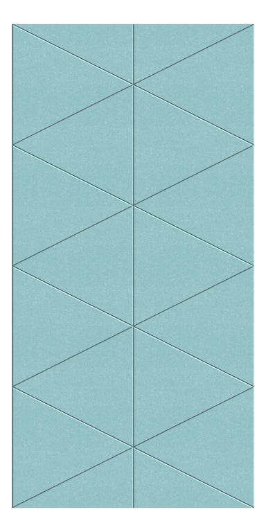 Front Image of Panel Acoustic AutexAU Groove V3 DoubleSpaced FallingWater