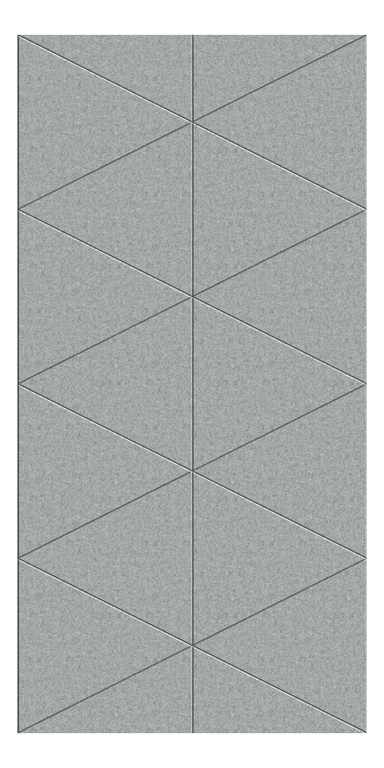 Front Image of Panel Acoustic AutexAU Groove V3 DoubleSpaced Flatiron