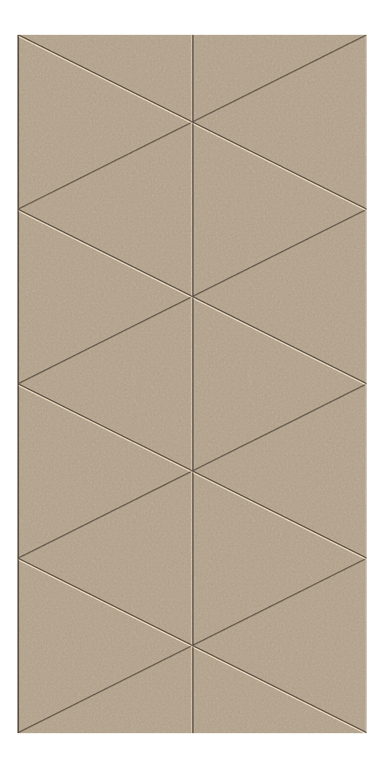 Front Image of Panel Acoustic AutexAU Groove V3 DoubleSpaced Parthenon