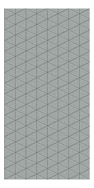 Front Image of Panel Acoustic AutexAU Groove V3 HalfSpaced Flatiron
