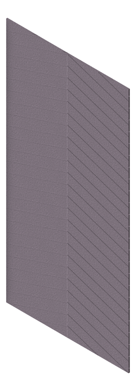 Navigate to Panel Acoustic AutexAU Groove V4 HalfSpaced Cavalier