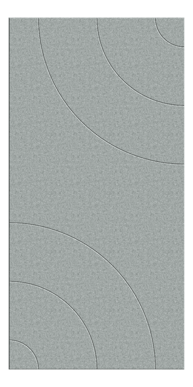 Front Image of Panel Acoustic AutexAU Groove V5 DoubleSpaced Flatiron