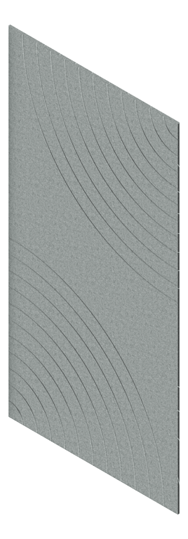 Image of Panel Acoustic AutexAU Groove V5 HalfSpaced Flatiron