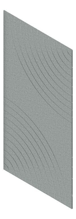 Navigate to Panel Acoustic AutexAU Groove V5 HalfSpaced Flatiron