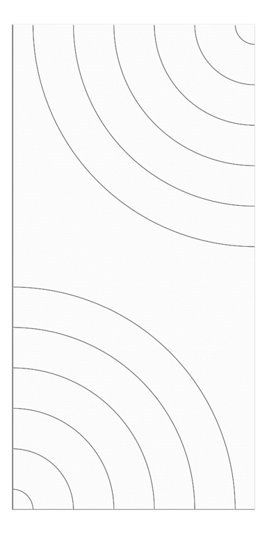 Front Image of Panel Acoustic AutexAU Groove V5 TypicalSpaced Pavilion