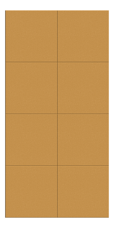 Front Image of Panel Acoustic AutexAU Groove V6 DoubleSpaced Beehive