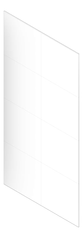 3D Documentation Image of Panel Acoustic AutexAU Groove V6 DoubleSpaced Flatiron