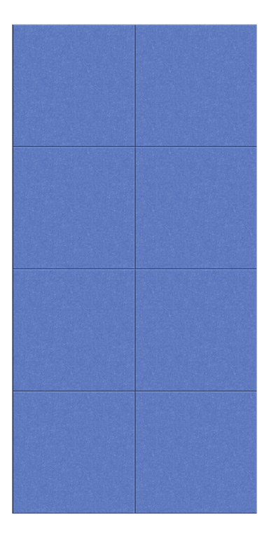 Front Image of Panel Acoustic AutexAU Groove V6 DoubleSpaced Galaxy