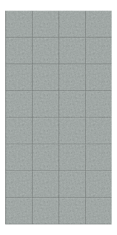 Front Image of Panel Acoustic AutexAU Groove V6 TypicalSpaced Flatiron