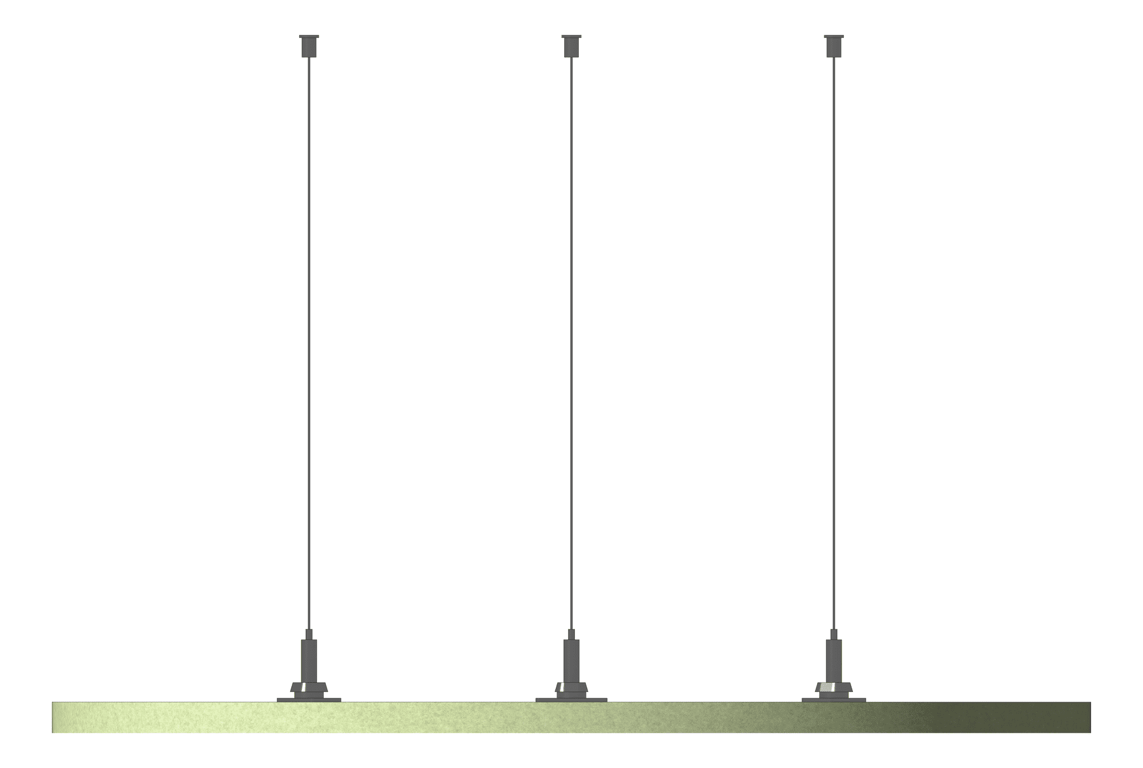 Front Image of Panel Acoustic AutexAU Horizon Circle Suspended