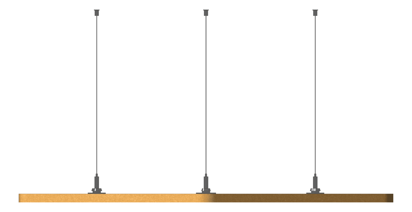 Front Image of Panel Acoustic AutexAU Horizon Hexagon Suspended