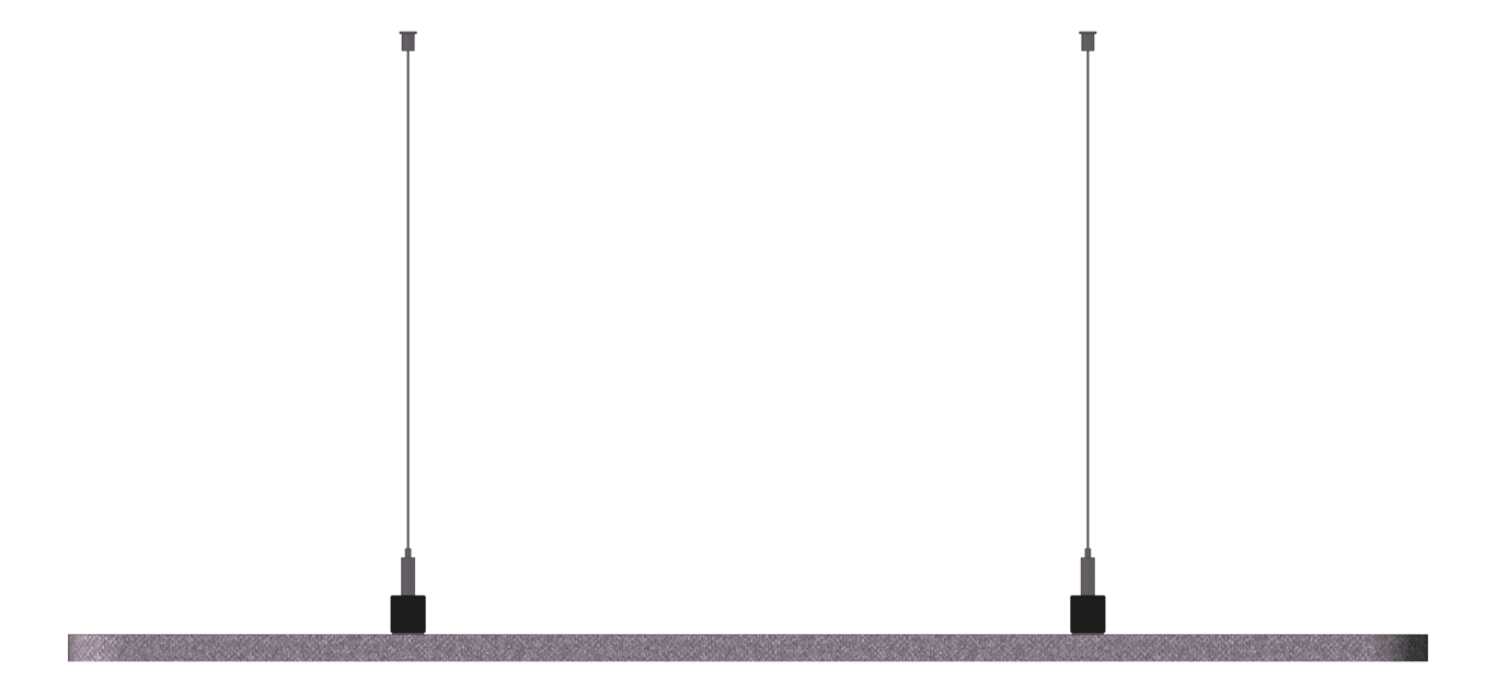 Front Image of Panel Acoustic AutexAU Horizon Rectangle Suspended