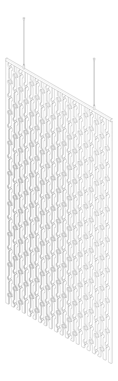 3D Documentation Image of Screen Acoustic AutexNZ Cascade Expanding E4