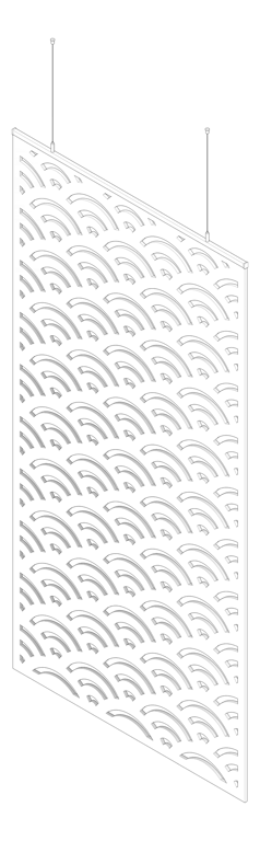 3D Documentation Image of Screen Acoustic AutexNZ Cascade Static S10