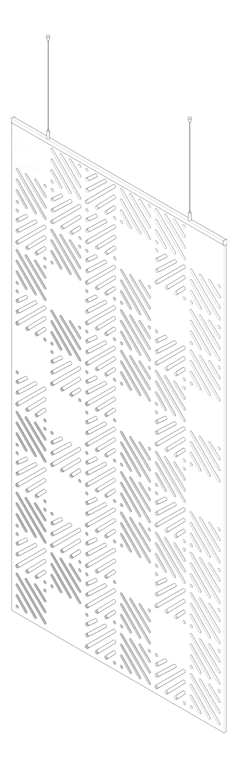 3D Documentation Image of Screen Acoustic AutexNZ Cascade Static S5