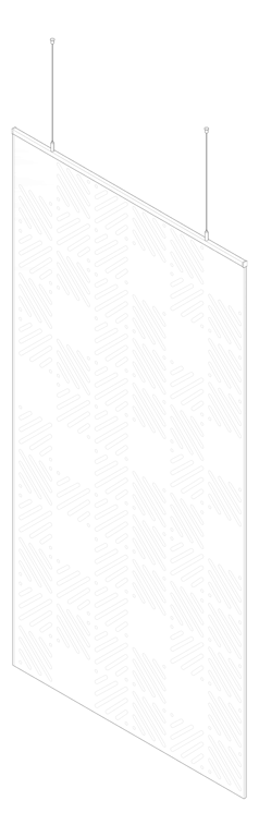 3D Documentation Image of Screen Acoustic AutexNZ Cascade Static S5 Material