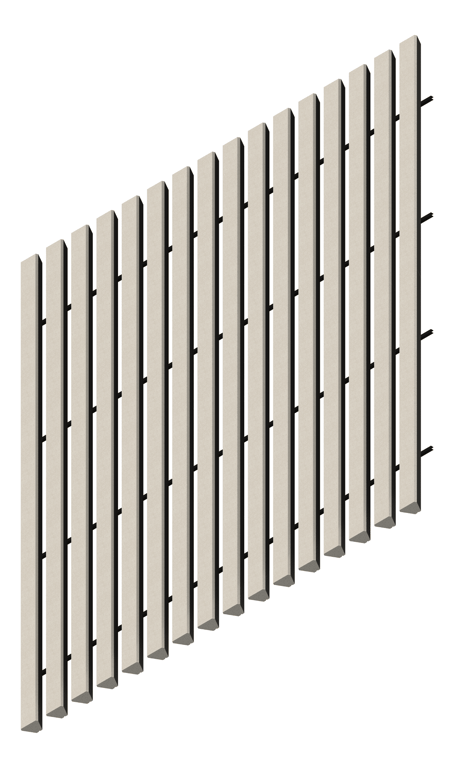 Image of WallBaffles Acoustic AutexNZ Frontier Raft Trapezoid
