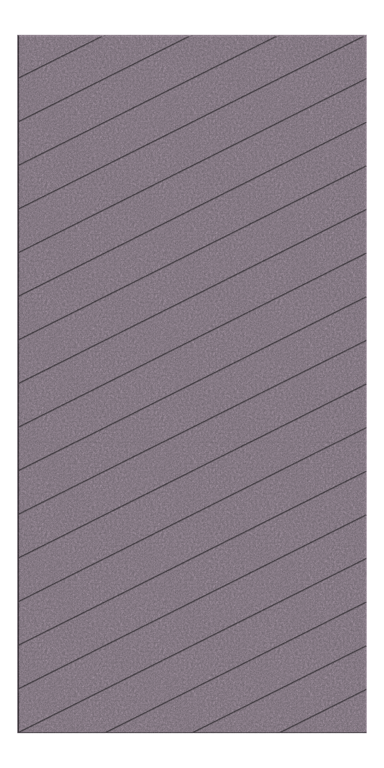 Front Image of Panel Acoustic AutexNZ Groove V2 HalfSpaced Cavalier