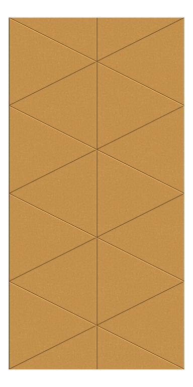 Front Image of Panel Acoustic AutexNZ Groove V3 DoubleSpaced Beehive