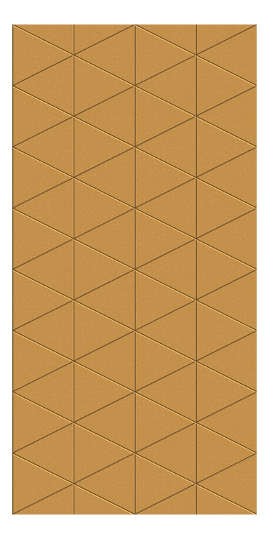 Front Image of Panel Acoustic AutexNZ Groove V3 TypicalSpaced Beehive
