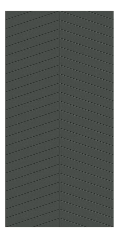 Front Image of Panel Acoustic AutexNZ Groove V4 HalfSpaced Caspian