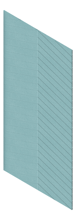 Navigate to Panel Acoustic AutexNZ Groove V4 HalfSpaced FallingWater
